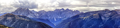 Panoramablick vom Astjoch in die Dolomiten  (3 Notes)