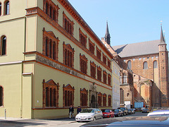 Wismar, Fürstenhof und Georgenkirche