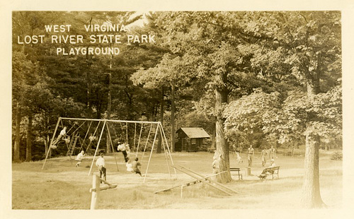 Playground at Lost River State Park in West Virginia