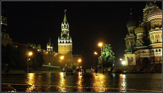Moscow, in the rain