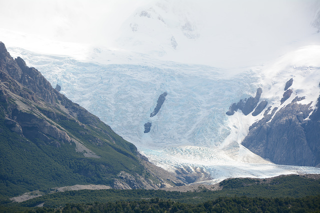 Argentina, Glacier Grande and Icefall