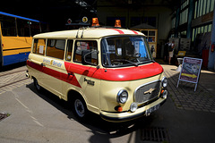 Leipzig 2017 – Straßenbahnmuseum – Barkas B1000 emergency vehicle