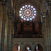 Rose window and the organ