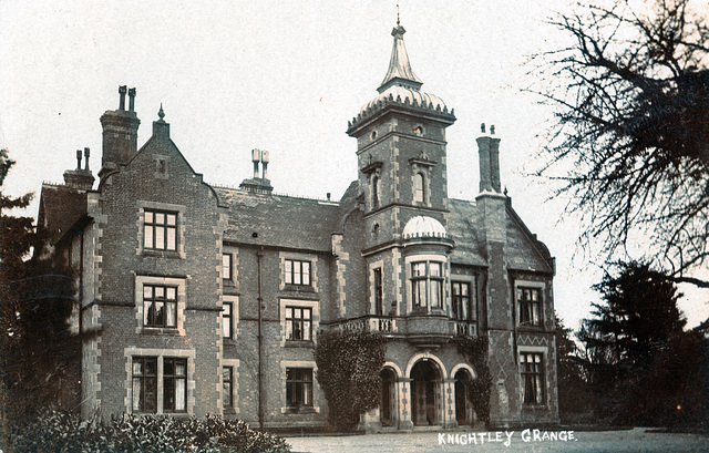Knightley Grange, Staffordshire c1910