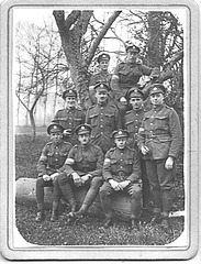 Howard Sadler with his Royal Engineers unit - 27.4.1918