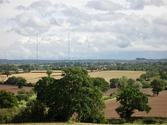 View over to Droitwich from Crutch Hill Trig Point (77m)