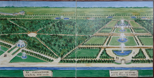 Le Potager des Princes (ou Parc de la Faisanderie) au XVIIe siècle
