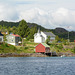 Norway, Lofoten Islands, Church on the Shore of the Tengelfjord