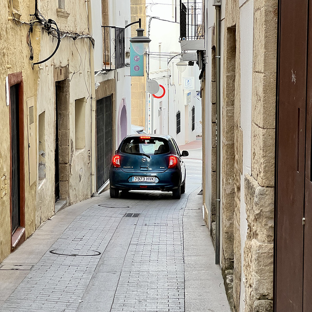 Xàbia 2022 – Driving in the narrow streets