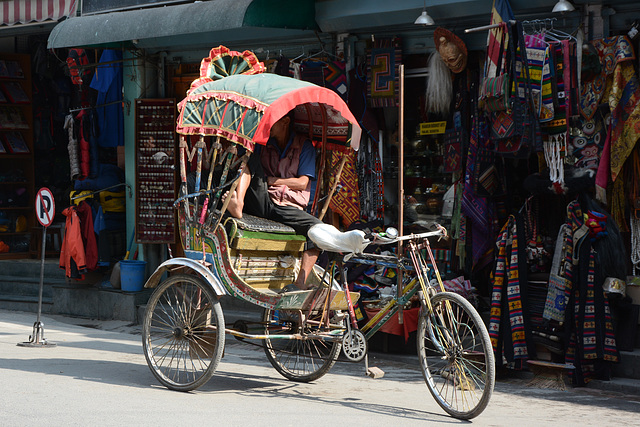 Kathmandu, Trishaw (Cycle Rickshaw)