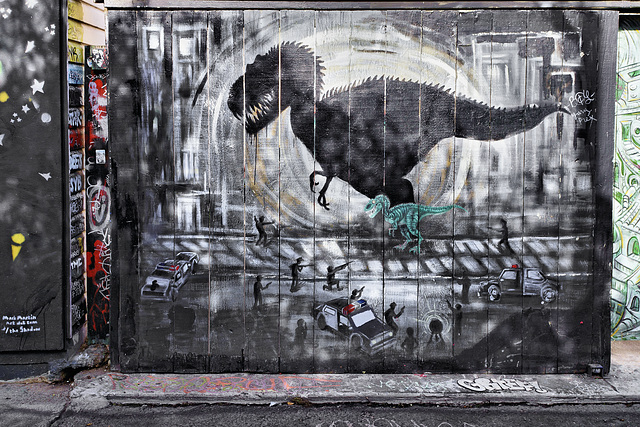 Jurassic – Clarion Alley, Mission District, San Francisco, California