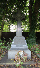 Memorial to Private Peter Patten, Killed in Boer War, St Peter's Churchyard, Formby, Merseyside