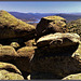 Sierra de La Cabrera granite on the ridge.