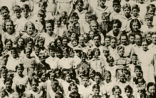 Vacation Bible School, St. John's Lutheran Church, Slatington, Pa., July 1, 1936 (Detail)