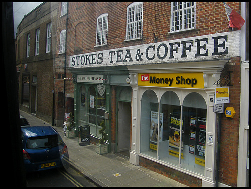 Stokes Tea & Coffee sign