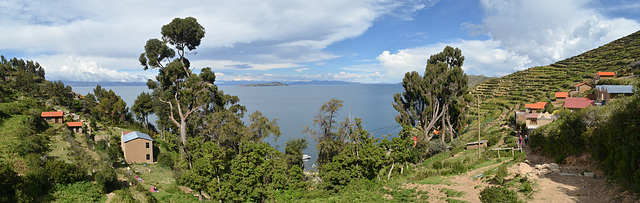 Bolivia, Titicaca Lake, Town of Yumani on the Island of the Sun