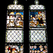 Morris and Co window in Nave of Cheddleton Church Staffordshire