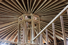 Inside the Round Stone Barn