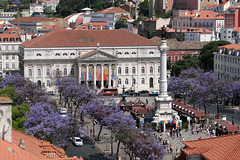 Rossio und Teatro Nacional Dona Maria II
