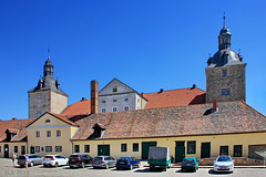 Hundisburg, Wirtschaftsgebäude auf dem Schlosshof
