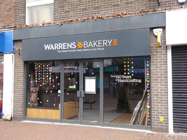 Warrens Bakery (closed), Gosport - 1 January 2020