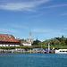 Konstanz mit dem Konzil Gebäude, und dem Konstanzer Münster im Hintergrund