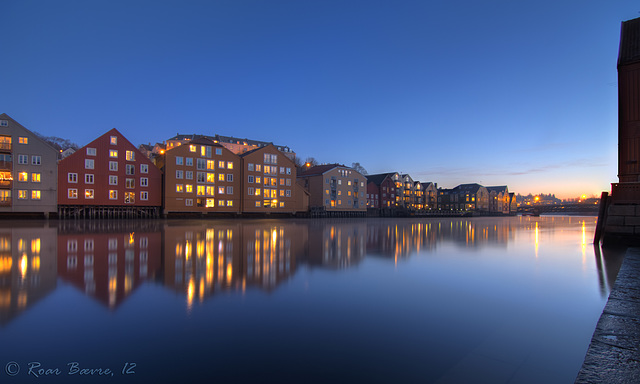 River Nidelva, Trondheim, Norway.
