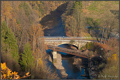 Alte Eisenbahnbrücke über die Zschopau