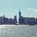 Looking from the Hudson River along W34th Street towards the Empire State Building (Scan from June 1981)