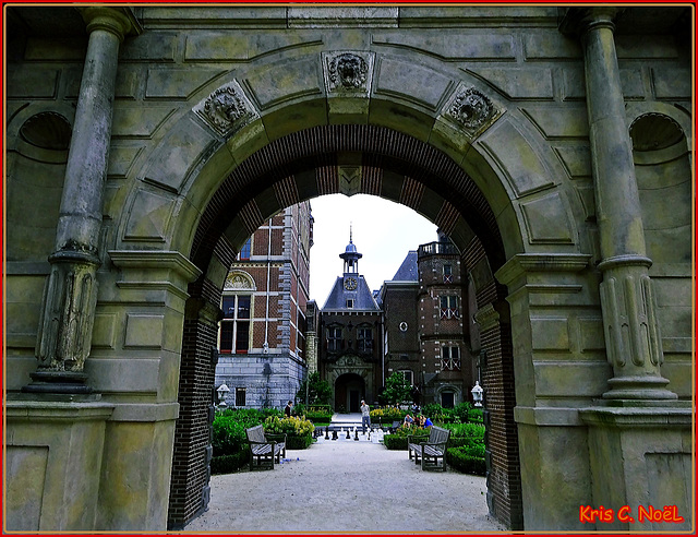 Échiquier géant des jardins du Rijksmuseum à Amsterdam !
