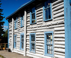 Historic Log Building, Fairbanks, Alaska (HWW, HBM)
