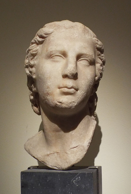 Marble Portrait Head of a Hellenistic Ruler from the Athenian Acropolis in the Metropolitan Museum of Art, July 2016
