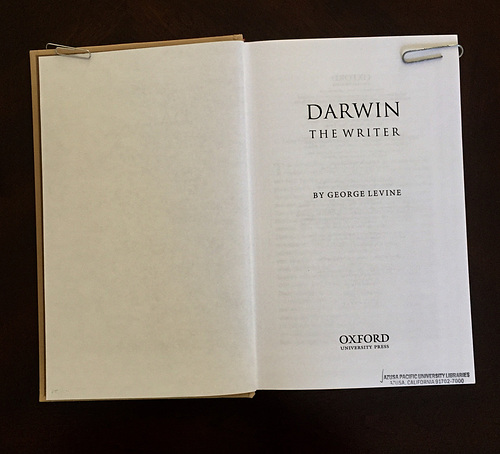 DARWIN THE WRITER