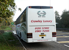 Crawley Luxury Coaches K3 CLC (MX03 ACJ) at Barton Mills - 28 Oct 2019 (P1040877)