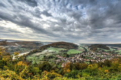 Neckar Valley near Neckargerach - Das Neckartal bei Neckargerach (240°)