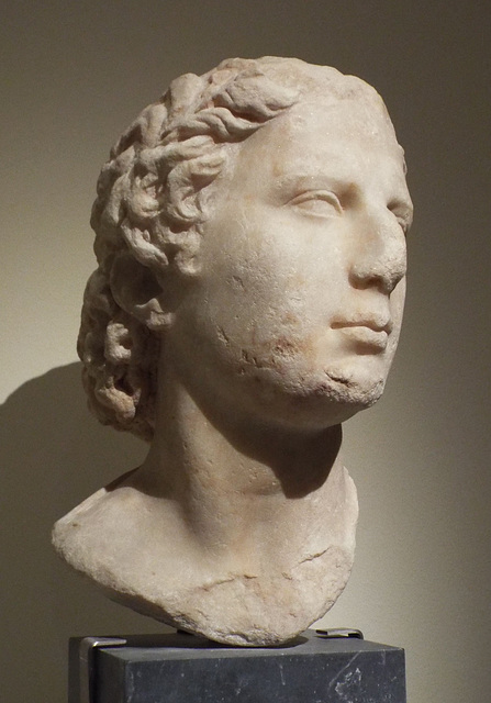 Marble Portrait Head of a Hellenistic Ruler from the Athenian Acropolis in the Metropolitan Museum of Art, July 2016
