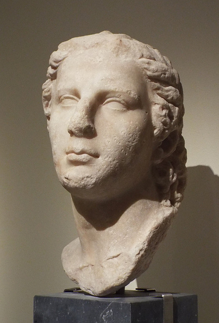 Marble Portrait Head of a Hellenistic Ruler from the Athenian Acropolis in the Metropolitan Museum of Art, June 2016