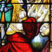 Détail d'un vitrail de l'abbatiale St-Ouen à Rouen