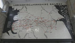 Lancashire and Yorkshire Railway Map in Tiles