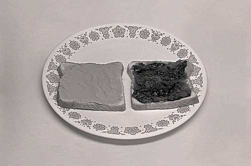 Ipernity: B&W PB&J - By HaarFager