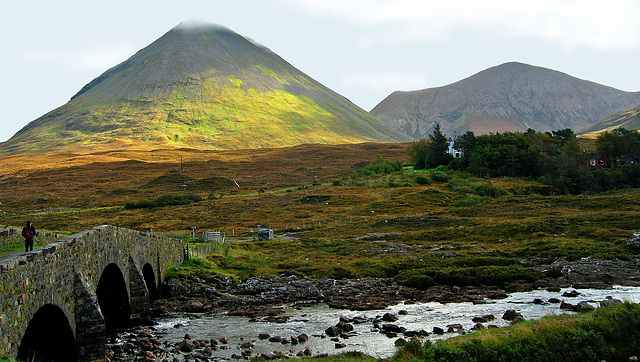 The Old Sligachan Bridge and Glamaig, Isle of Skye