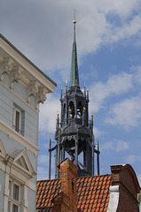 Der Dachreiter der St.Jakobi Kirche in Lübeck