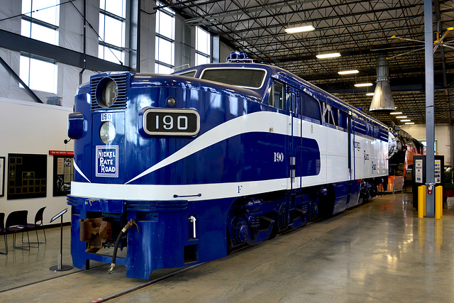 USA 2016 – Portland – Oregon Rail Heritage Center – NKP 190 ALCO PA-1