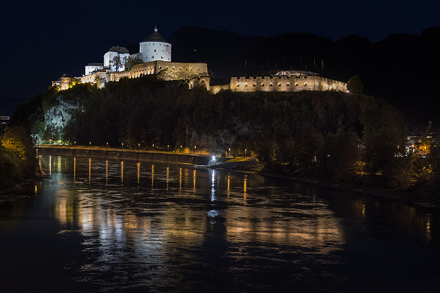 Kufstein Castle at Night
