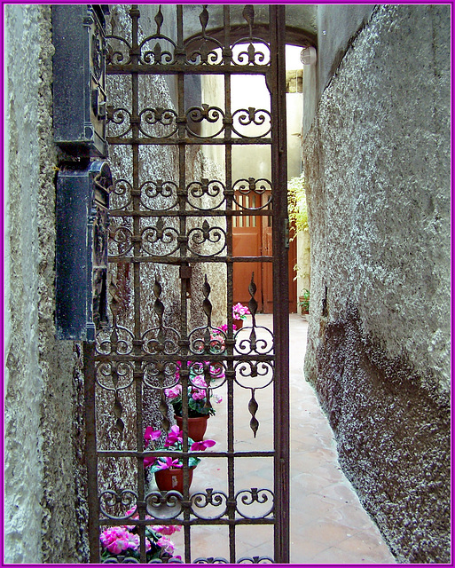 Capri : ingresso privato nel centro storico -