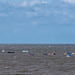 Boats in the Dee estuary off West Kirby