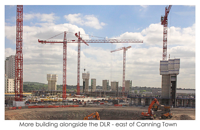 Building site east of Canning Town - London - 26.5.2015