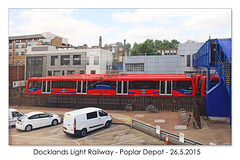 DLR Poplar Depot - London - 26.5.2015