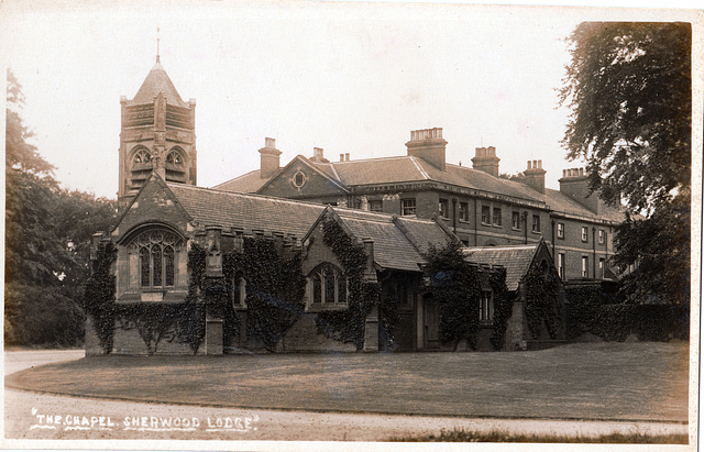 The Chapel of St George and Sherwood Lodge, Nottinghamshire (Both Demolished 1970s)