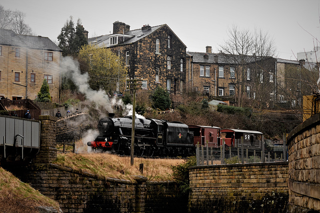 Approaching Keighley